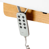 Sillon Siesta Elektriline SPA-Lamats – Valge, Helepruun Alus · Juhtpult