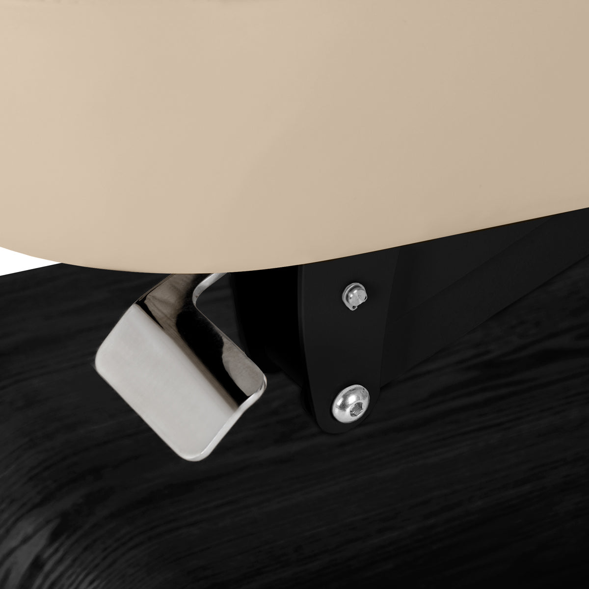Sillon Relax Elektriline SPA-Lamats – Beež, Must Alus · Kinnituse detail