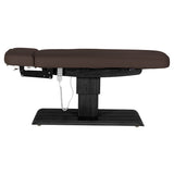 Sillon Relax Elektriline SPA-Lamats – Tumepruun, Must Alus · Külgvaade