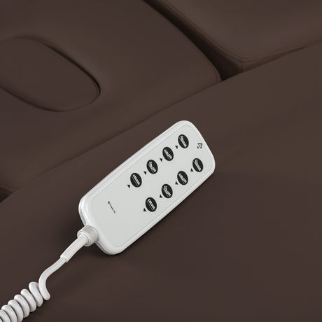 Sillon Relax Elektriline SPA-Lamats – Tumepruun, Must Alus · Juhtpult