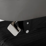 Sillon Relax Elektriline SPA-Lamats – Hall, Must Alus · Kinnituse detail