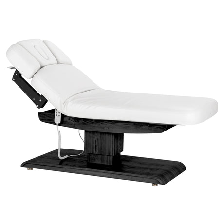 Sillon Relax · valge / must · tõstetud seljatugi