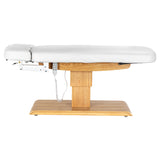 Sillon Relax · valge / helepruun · külgvaade