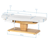 Sillon Relax · valge / helepruun · mõõtmete joonis