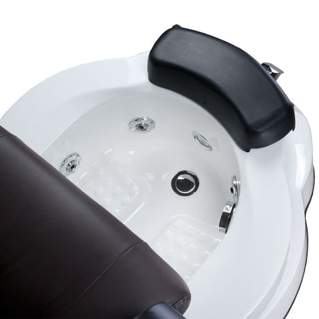 5-Fotel do pedicure z masażem BR-3820D Jasny szary-5