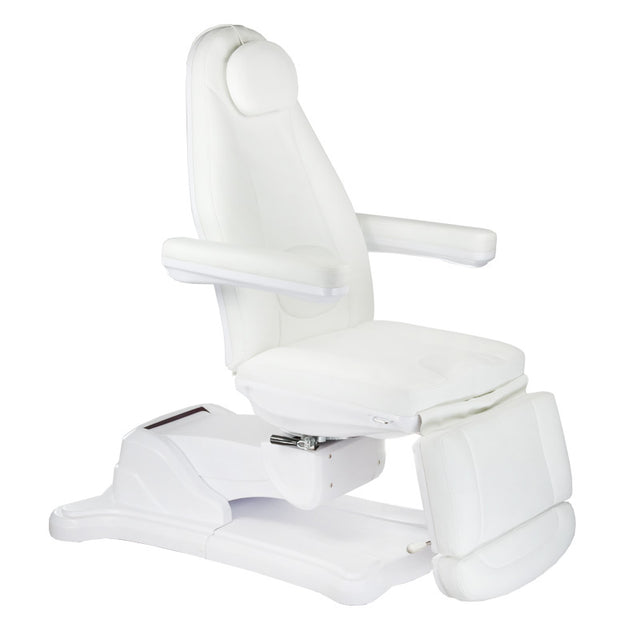 Elektryczny fotel kosmetyczny Mazaro BR-6672B White - BVShop