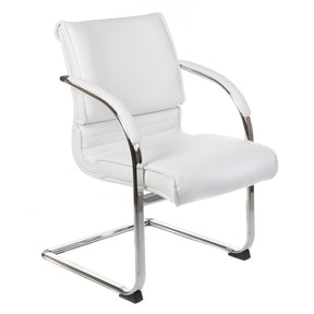 Fotel konferencyjny CorpoComfort BX-3339B White - BVShop
