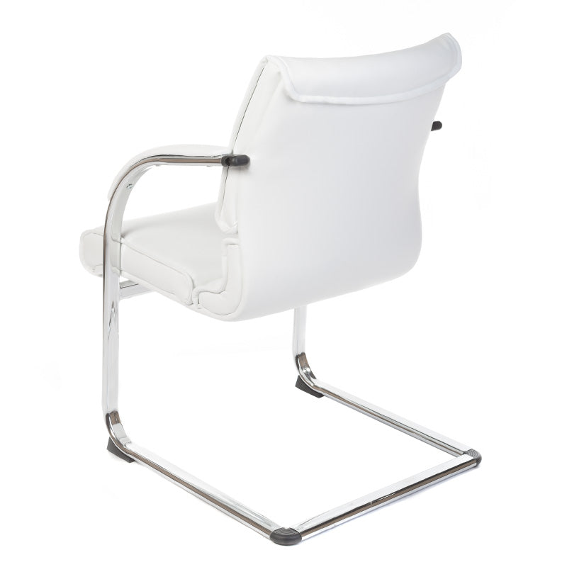Fotel konferencyjny CorpoComfort BX-3339B White - BVShop