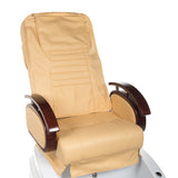 Fotel do pedicure z masażem BR-2307 Beżowy - BVShop