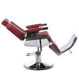 Fotel barberski LUMBER BH-31823 Burgundy - BVShop