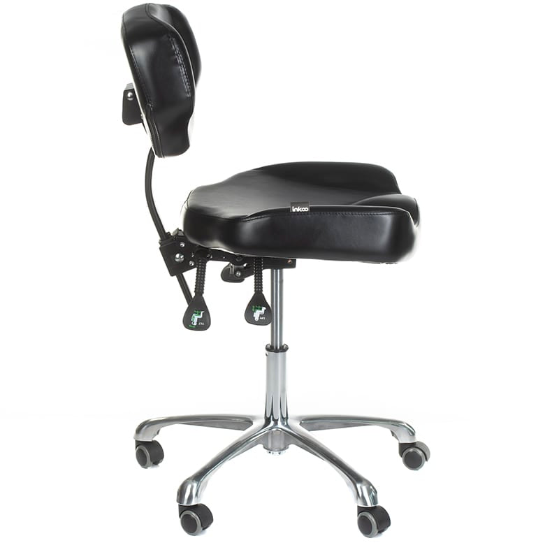 Rotating Tattoo Stool with Backrest ELMO INKOO - BVShop