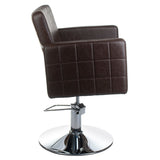 Ernesto bronze hairdressing chair BM-6302 - BVShop