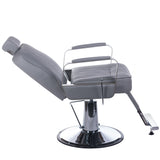 Barber Chair HOMER BH-31237 Light Gray - BVShop