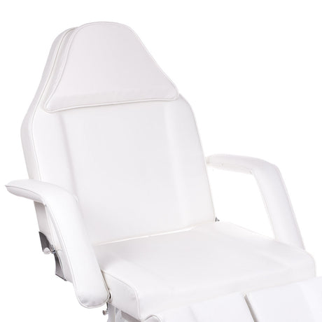 Cosmetology armchair with troughs BW-263 white - BVShop