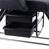 Fotel kosmetyczny z kuwetami BW-263 czarny - BVShop