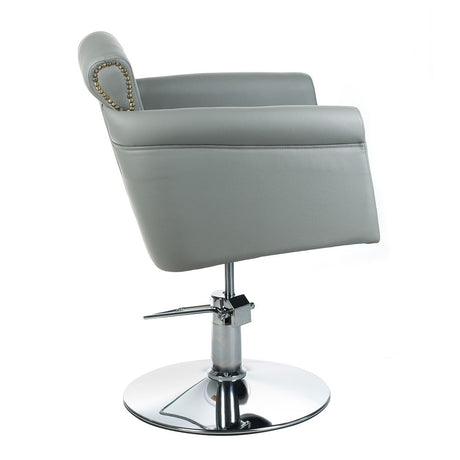 Hairdressing Chair ALBERTO BH-8038 light gray - BVShop