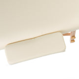 Beauty System Massage & Rehabilitation Table BS-523 Cream with adjustable height and cushioned surface for therapy and treatment sessions.