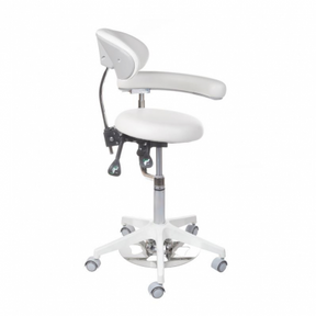 Medical stool with backrest BD-Y914 White - BVShop