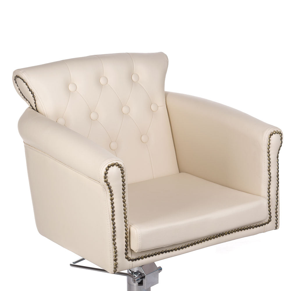 Hairdressing Chair ALBERTO BH-8038 cream - BVShop
