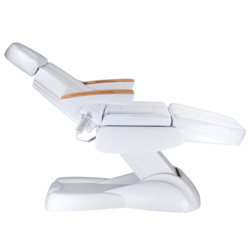Fotel kosmetyczny elektryczny LUX BW-273B-2 White - BVShop
