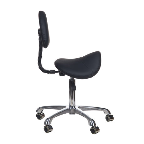 4-Taboret kosmetyczny BY-8373 czarny-4