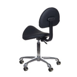 Taboret kosmetyczny BY-8373 czarny - BVShop