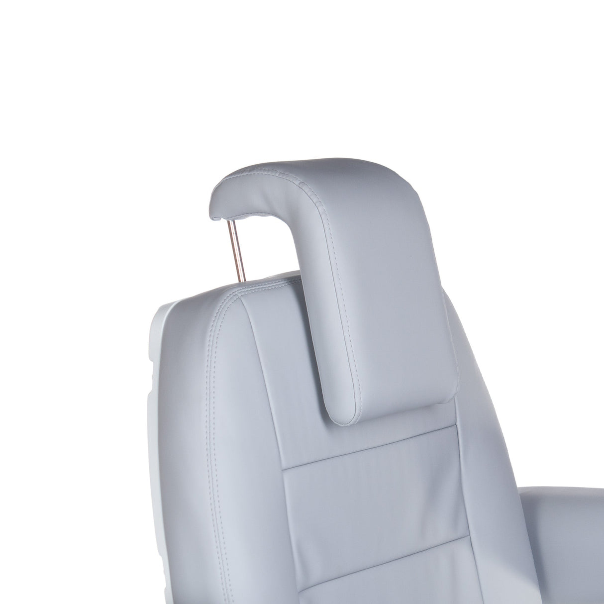 Electric cosmetic chair Bologna BG-228 gray by Beauty System, featuring padded upholstery and adjustable headrest for beauty treatments.