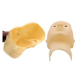 3D Rubber head mask with open eyes - BVShop