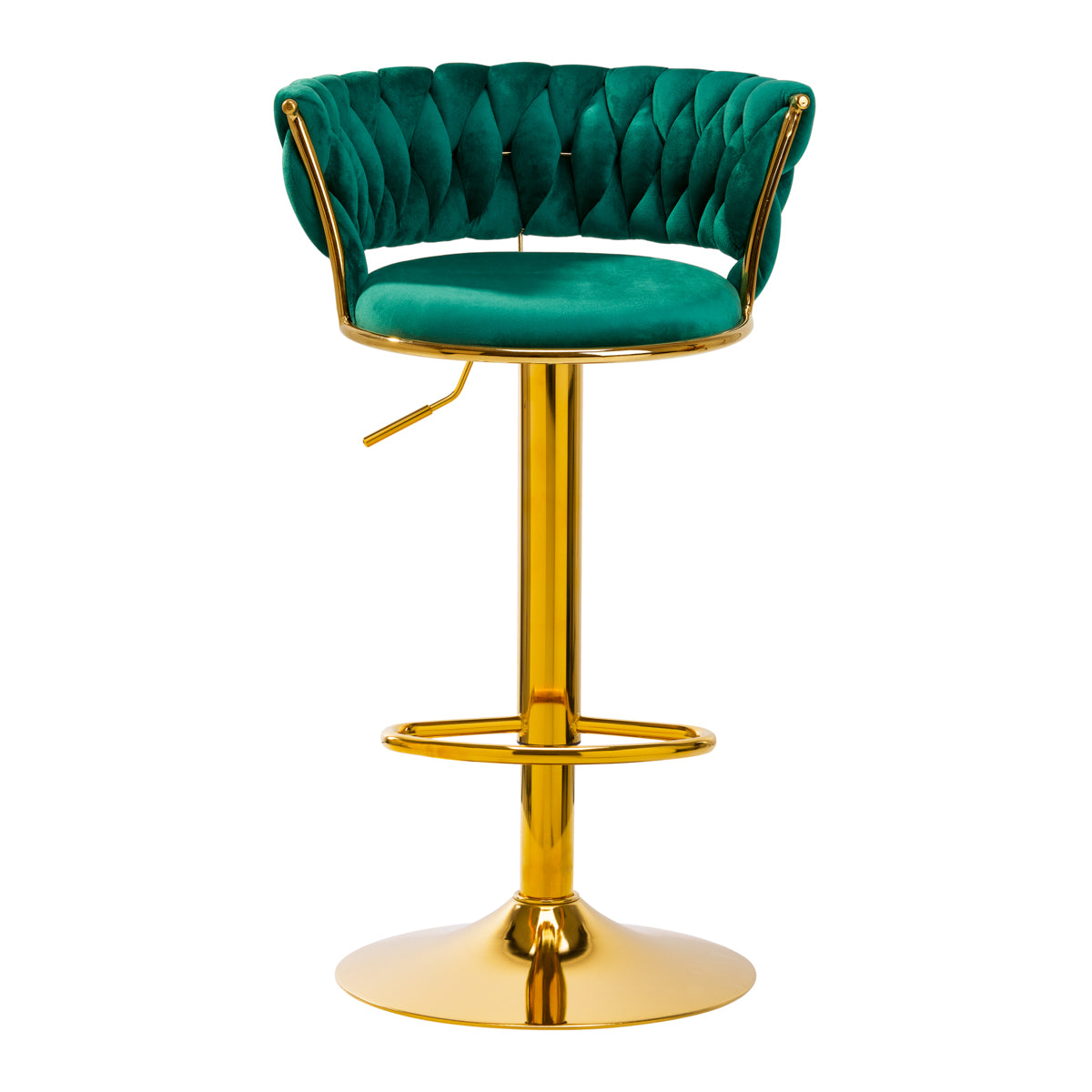 4Rico Bar Hocker QS-B313a green velvet - BVShop