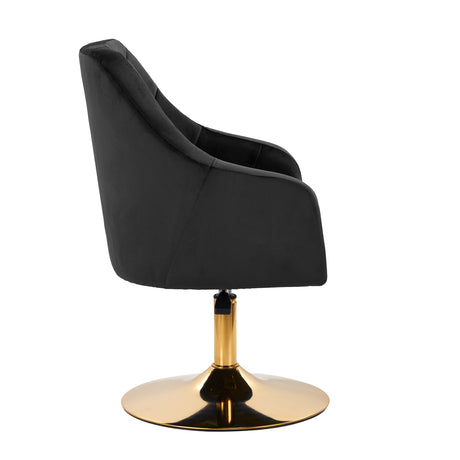 4Rico swivel chair QS-BL14G black - BVShop