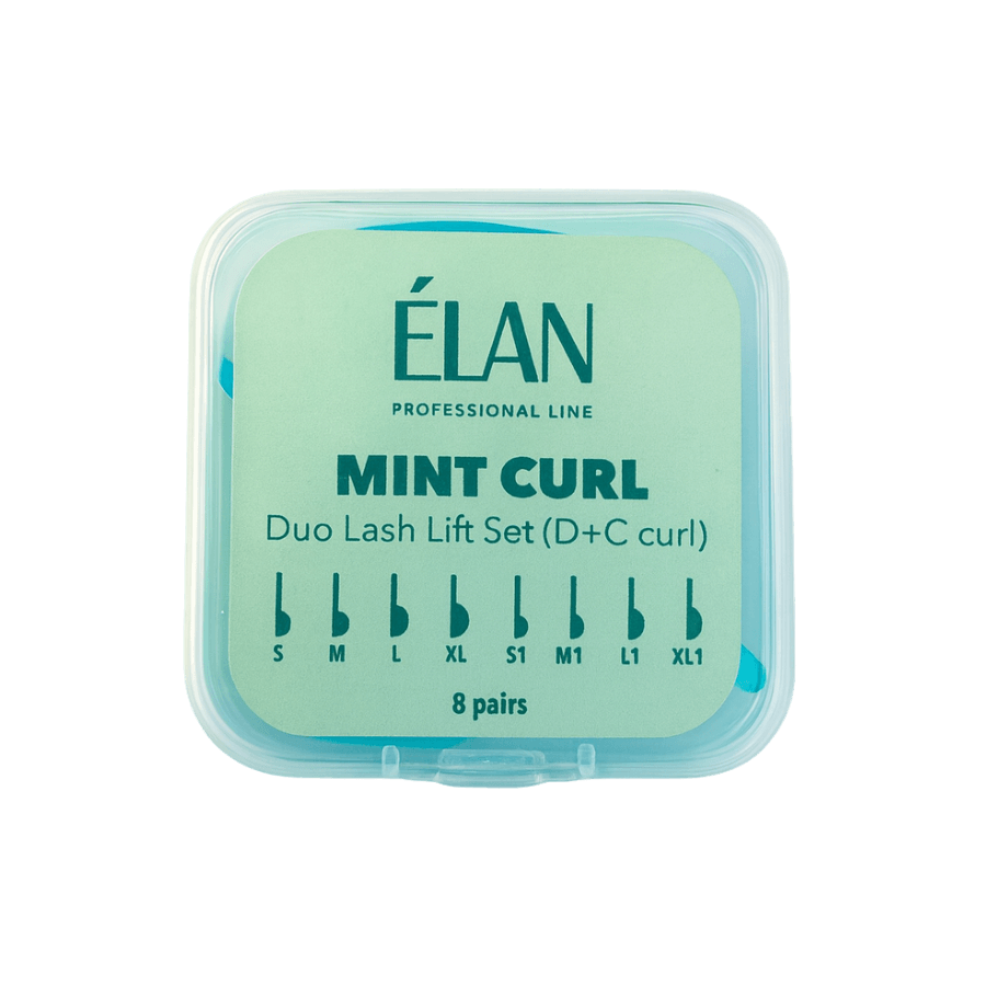 ÉLAN Lash Lift Silicone Pad Set MINT CURL D/C (8 Pairs) — 1