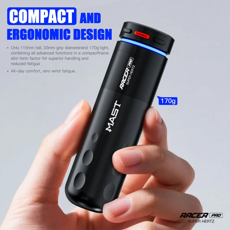 Mast Racer Pro Pink Wireless Tattoo Pen 4.2mm Stroke - BVShop