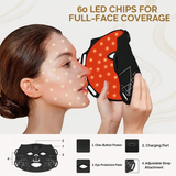 Vicloon cordless rechargeable LED face mask for hands-free skincare