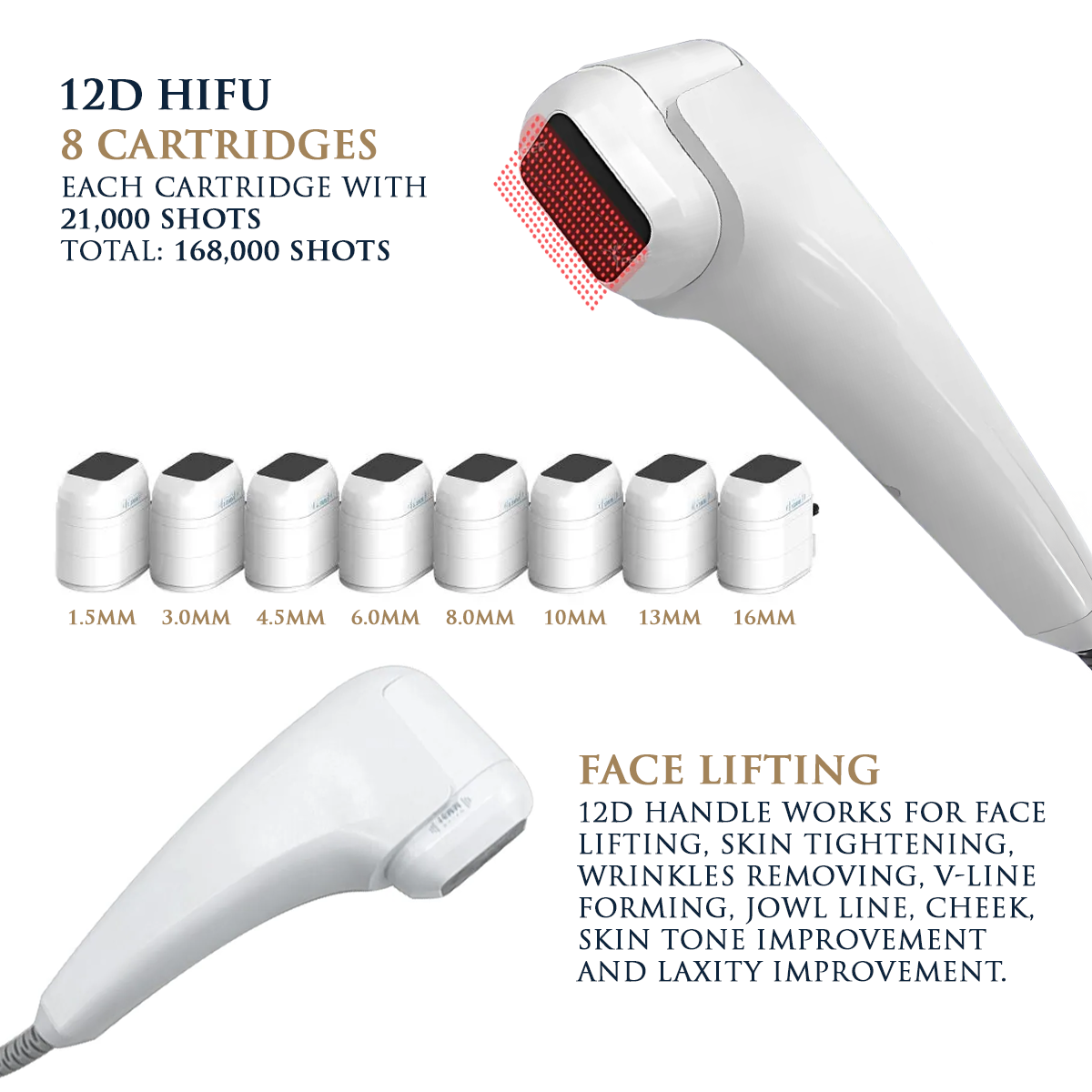Skin Monarch 5-ühes mitmeotstarbeline HIFU masin