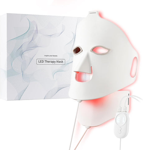 IeBilif 7 Color Soft Silicone LED Face Mask for at-home facial care