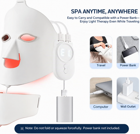 IeBilif 7 Color LED face mask made from soft flexible silicone