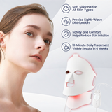 IeBilif 7 Color LED silicone face mask with portable controller