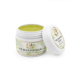 Skin Monarch Ink Booster Balm 30ml, avatud purk kollase palsami ja kaanega