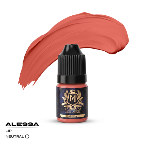 Skin Monarch Alessa light rosewood lip PMU pigment 5ml bottle