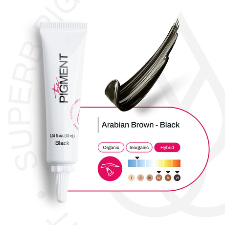 The Pigment Microblading Arabian Brown-Black Pigment 10ml