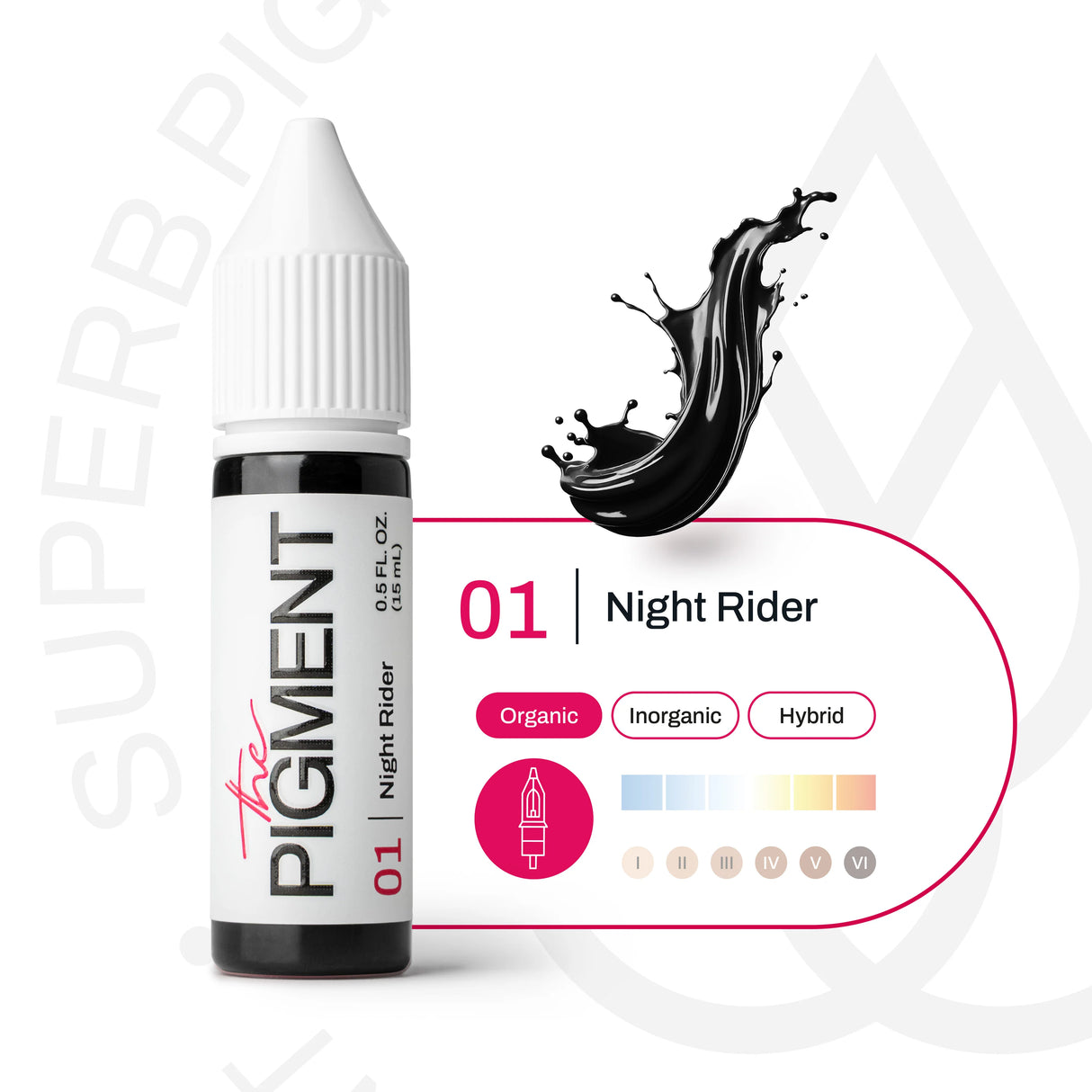 The Pigment 01 Night Rider Pigment (15ml)