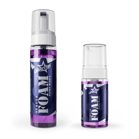 Unistar Nebula Cleansing Foam in 120ml and 200ml pump bottles