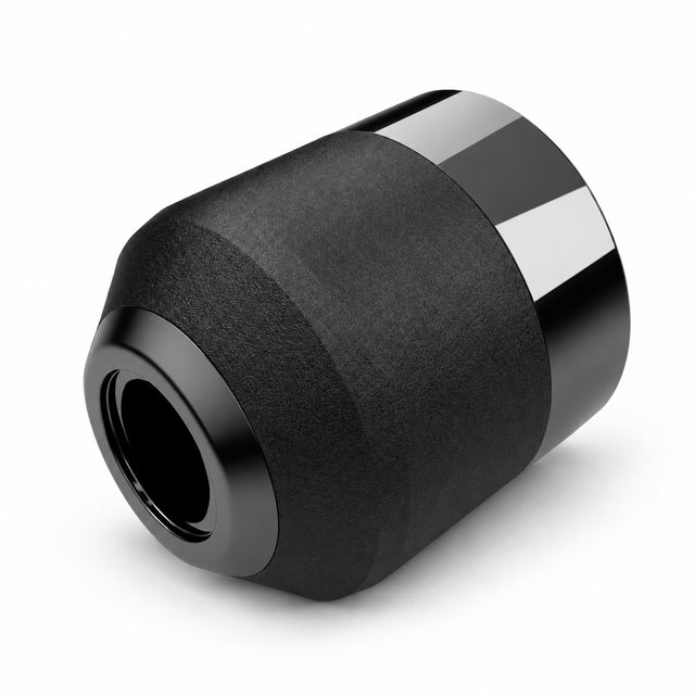 ACUS M1 Grip Ühekordne Tätoveerimiskäepide Must 33mm — üks käepide valgel taustal