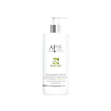 Apis acne-stop antibacterial cleansing milk. with green tea 500ml - BVShop