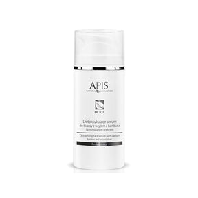 Apis detoxifying face serum with bamboo charcoal and ionized silver 100ml - BVShop