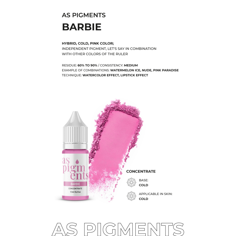 AS COMPANY kontsentraadi komplekt (AS pigmendid) 6 tk/6 ml