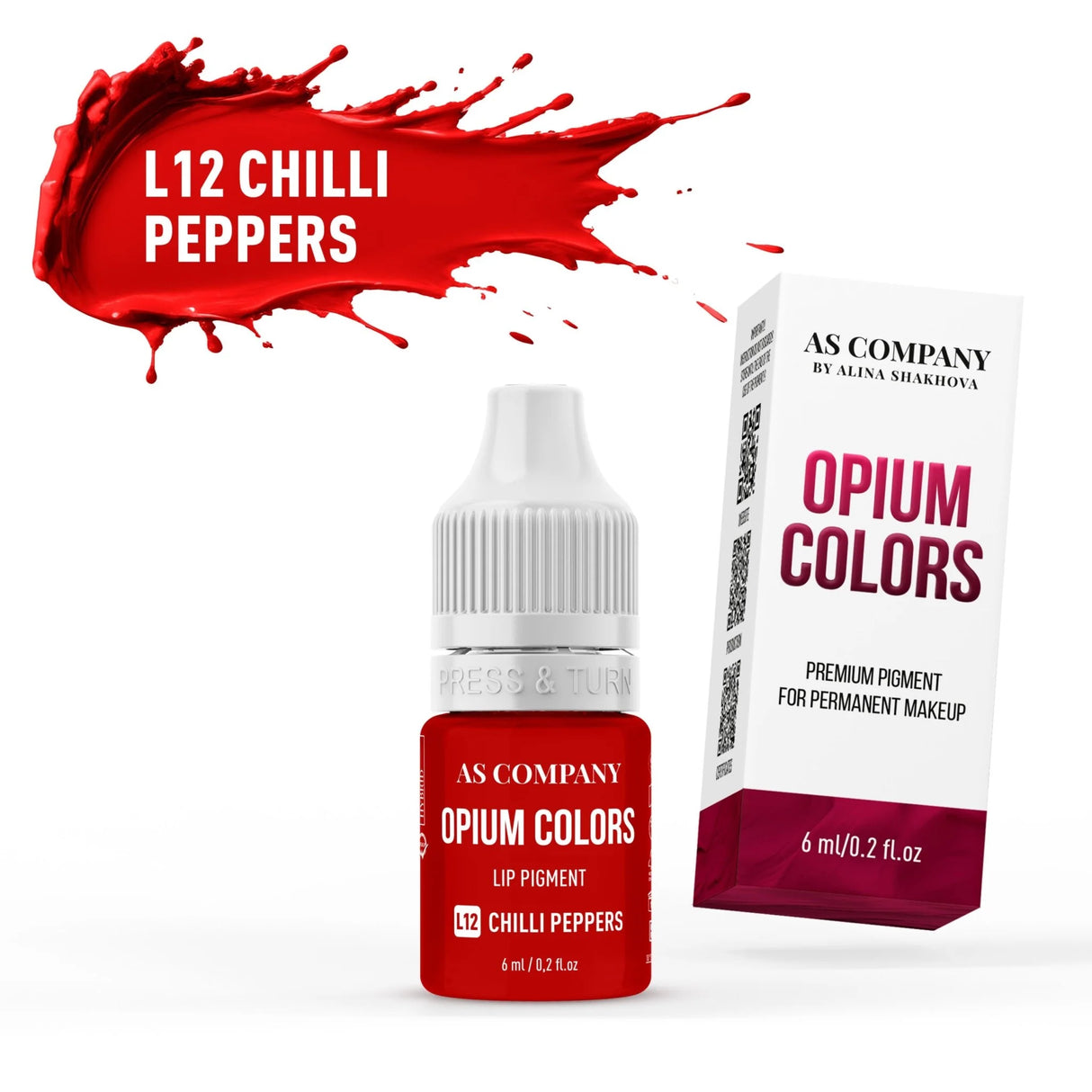 AS COMPANY L12-Chilli Peppers (OPIUM COLORS) 6/15ml - BVShop