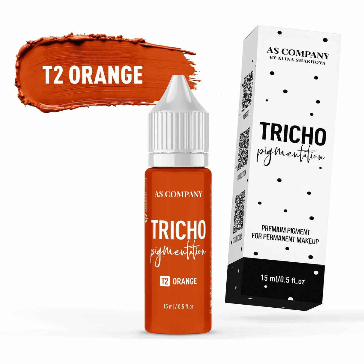 AS COMPANY T2 Orange (TRICHOPIGMENTATION) 15ml - BVShop