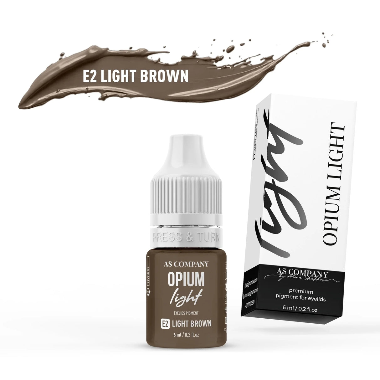 AS COMPANY hübriidsete silmalaugude komplekt (Opium Light) 6tk/6ml