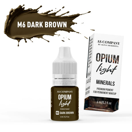 AS COMPANY M6-Dark Brown Mineral (OPIUM LIGHT) 6/15ml - BVShop